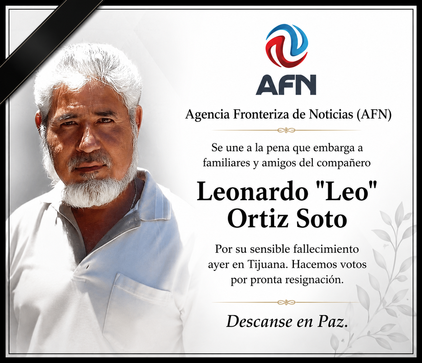 Esquela Leonardo
