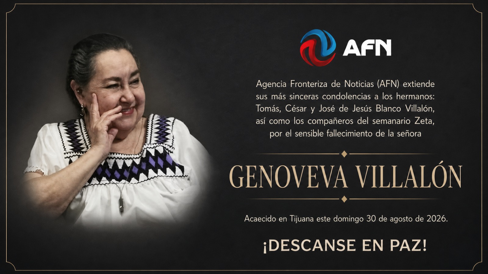 Esquela Genoveva